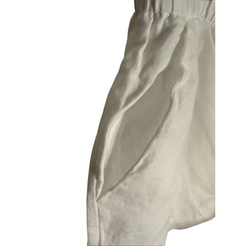 Quince 100% European Linen Pants White Size XL